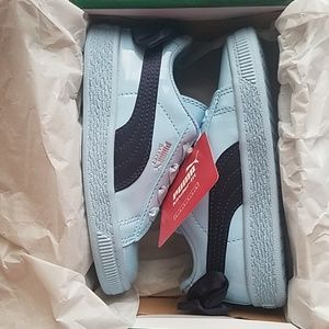 Puma basket bow sneakers
